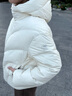 波司登25年羽絨服女士冬季90絨加厚連帽寬松短款休閑百搭保暖外套 曬單實(shí)拍圖