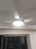 美的（Midea）風(fēng)扇燈一體餐廳吊扇燈led臥室燈客廳燈護眼燈具36寸熟睡風(fēng)包安裝 曬單實(shí)拍圖
