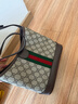 古馳（GUCCI）女包Ophidia系列雙G肩背包復古女士單肩包酷奇女包送女友禮物 小號米色/烏木色78140296IWG8745 曬單實(shí)拍圖