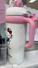 HelloKitty保冷保溫杯水杯女高顏值冰霸杯316大容量吸管杯子禮物 凱蒂貓 960ml 曬單實(shí)拍圖