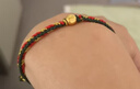 中國黃金小蘋(píng)果黃金手鏈女足金轉運手繩跨新年元旦禮物送女友老婆生日 京速達-圣誕平安果黃金手鏈 曬單實(shí)拍圖