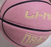 李寧（LI-NING）籃球6號20k女子室內外訓練耐磨PU標準女生六號 LBQU826-1 曬單實(shí)拍圖