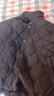 茵曼2025冬季女裝新款襯衫式輕薄無(wú)膽防絨羽絨服菱格短款外套 午夜黑 S 【偏大,建議拍小一碼】 曬單實(shí)拍圖