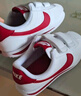 耐克（NIKE）小童鞋 春季新款青少年運動(dòng)鞋潮流時(shí)尚魔術(shù)貼低幫板鞋休閑鞋 魔術(shù)貼-白紅 28 11C/17cm 曬單實(shí)拍圖