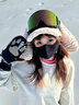 JCZS德國滑雪防風(fēng)面罩護臉女生頭套臉罩面具口罩冬季冬天專(zhuān)用防寒 【透氣不悶】澳絨保暖滑雪專(zhuān)用-暗夜黑丨-20℃~5℃鎖溫 曬單實(shí)拍圖