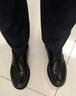 百麗通勤商務(wù)皮鞋男士正裝鞋春夏系帶增高青年皮鞋A1208CM3 黑色 39 曬單實(shí)拍圖