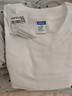 真維斯男裝2025秋季新款240G純棉重磅寬松休閑長(cháng)袖T恤潮流時(shí)尚上衣男NX 漂白色2100 L 170/94A 曬單實(shí)拍圖