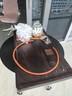 茶錦記茶盤(pán)實(shí)木天然胡桃木茶臺家用一體燒水電器全自動(dòng)功夫茶具套裝托盤(pán) 尺寸75*43*4.5CM+金灶H9 曬單實(shí)拍圖