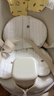 愛(ài)貝多寶寶學(xué)坐椅嬰幼兒家用餐椅不傷脊柱多功能吃飯洗浴遛娃神器可水洗 （小月齡推薦）【標準款】奶油米丨冬季軟墊套裝 曬單實(shí)拍圖