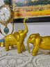 天祥緣黃銅大象擺件一對銅象招客廳玄關(guān)財吸水象銅制大號鼻子朝天銅大象 19號吸水福財對象一對 曬單實(shí)拍圖
