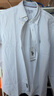 U.S. POLO ASSN.襯衫男春秋長(cháng)袖白色休閑工裝外套高端免燙抗皺寬松藍色男士襯衣 曬單實(shí)拍圖