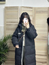 何佳功羽絨棉服女2025冬季新款寬松韓系寬松保暖加厚連帽棉衣外套女棉襖 黑色 M 【建議90-110斤】 曬單實(shí)拍圖
