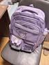 JCZS庫洛米小學(xué)生書(shū)包女生1-3-6年級兒童大容量高顏值一年級減負護脊 紫色A款-大號+贈38件套同款 曬單實(shí)拍圖