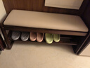 家逸實(shí)木換鞋凳入戶(hù)門(mén)口高級感穿鞋柜家用鞋架一體長(cháng)條床尾凳子 曬單實(shí)拍圖