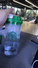 星巴克塑料杯清庫存低價(jià)處理水杯吸保溫杯茶水杯管杯雙飲口咖啡杯塑料杯 473ml綠色 曬單實(shí)拍圖