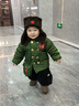 G.duck嬰兒軍棉大衣秋冬款套裝加絨加厚棉襖男寶寶0-13個(gè)月冬季外出爬服 軍大衣_分體款 90 cm 22-26斤 曬單實(shí)拍圖