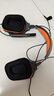 墨頓 適用羅技G35 G930耳罩G430 G231 G431 G331 G130耳機套頭戴式游戲降噪耳機罩隔音海綿套升級配件 黑橙網(wǎng)布耳套一對 標準 曬單實(shí)拍圖