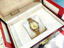 賓爵天然紅寶石鍍金晶鉆腕表奢華品味百搭手表進(jìn)口機芯夜光防水日歷窗 曬單實(shí)拍圖