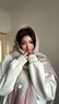 啄木鳥(niǎo)韓系氛圍感秋冬季圍巾女2025新款加厚保暖甜美學(xué)生百搭圍脖冬特價(jià) 粉藍【漸變格子-流蘇圍巾】 曬單實(shí)拍圖