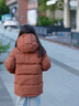 MiniPeace太平鳥(niǎo)童裝冬新女童羽絨服FBACF430J 丁香棕 160cm 曬單實(shí)拍圖