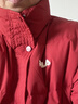 FILA 斐樂(lè )官方女士羽絨服春季時(shí)尚休閑舒適紅色手套保暖外套 節奏紅-PK L 170/88A 曬單實(shí)拍圖