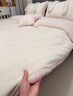 無(wú)印良品A類(lèi)高克重牛奶絨四件套冬季雙面絨床單被套床笠被罩保暖床品套件 星星兔【蓄熱保暖 親膚柔軟】 1.8m 床單款 四件套-被套200*230cm 曬單實(shí)拍圖