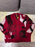 蕉內王一博同款紅色計劃朱敬一聯(lián)名男女同款套頭毛衣羊毛開(kāi)衫本命蛇年 曬單實(shí)拍圖
