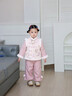 G.duck小黃鴨女童漢服唐裝冬款拜年服加厚兒童中式古風(fēng)小女孩加絨套裝 長(cháng)寧兔粉色套裝【上衣+燈籠褲】 90  建議體重22斤左右 曬單實(shí)拍圖