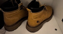 海瀾之家HLA新年禮物情侶靴棉鞋大黃靴男馬丁靴子男 T249 土黃色(加絨) 40 曬單實(shí)拍圖