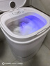 揚子迷你洗衣機小型半全自動(dòng)內衣內褲洗衣機洗脫一體家用母嬰洗襪子神器兒童單身學(xué)生宿舍出租房 【6.5KG白色頂配】銅線(xiàn)電機+藍光抑菌+仿生手洗 曬單實(shí)拍圖