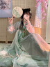 葵馴漢服女成人仙女裙齊胸襦裙古裝學(xué)生日常改良大袖衫唐裝齊腰套裝 滿滿（上衣+襦裙） XL 曬單實(shí)拍圖