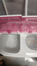小鴨迷你洗衣機小型 雙桶雙缸洗衣機家用母嬰兒寶寶內衣褲半自動(dòng)2.5KG 新款粉色【360W強動(dòng)力版】藍光/不銹鋼甩桶 雙缸 曬單實(shí)拍圖
