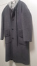 ELLE【祝緒丹同款】綿羊毛自在廓形雙面呢大衣女25冬新款毛呢外套 深灰（大衣+馬甲真兩件套） S 曬單實(shí)拍圖