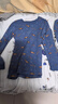 紅豆兒童純棉內衣套裝男女童秋衣秋褲秋冬保暖低領(lǐng)棉毛衫M1197藍灰150 曬單實(shí)拍圖