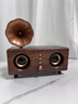 UKYK柏林之聲復古木紋藍牙音響新款雙喇叭重低音插卡電腦桌面便攜音響德國品質(zhì)家用高音質(zhì)迷你無(wú)線(xiàn)音箱 胡桃木色 曬單實(shí)拍圖