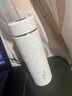 全陶瓷內膽保溫杯非涂層茶水分離杯桌面辦公水杯子便捷戶(hù)外車(chē)載杯 米白色380ml 曬單實(shí)拍圖