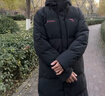 安踏面包羽絨服 | 中長(cháng)款男士冬季防潑水連帽防風(fēng)加厚保暖外套上衣 【過(guò)膝長(cháng)款】基礎黑7901-2 XL 男180 曬單實(shí)拍圖