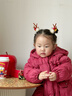 愛(ài)寶適圣誕節兒童發(fā)飾禮盒套裝女孩寶寶節日禮物鹿角頭飾發(fā)夾2對裝B1358 曬單實(shí)拍圖