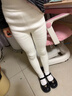 芭比兒童連褲襪加厚女童打底褲女孩襪子秋冬白色舞蹈襪保暖加絨長(cháng)筒襪 曬單實(shí)拍圖
