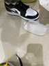 耐克NIKE休閑鞋男女熊貓AJ 1喬丹JORDAN 1運動(dòng)鞋DC0774-101黑白39 曬單實(shí)拍圖