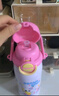 樂(lè )扣樂(lè )扣（LOCK&LOCK）卡通吸管保溫保冷杯大容量戶(hù)外便攜可拎可背水杯子780ML粉色 曬單實(shí)拍圖