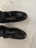 意爾康王子男鞋正品【頭層牛皮】皮鞋男商務(wù)休閑內增高真皮防滑大碼爸爸鞋子 黑色不增高Y231 38 標準皮鞋尺碼 曬單實(shí)拍圖