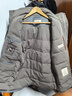 格羅尼雅（GORNIA）【Super180】男士休閑羽絨服羊毛立領(lǐng)輕奢鵝絨外套GBS21472316 灰色 XL 曬單實(shí)拍圖