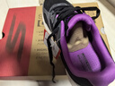 斯凱奇（Skechers）女鞋秋冬2025新款休閑鞋減震跑步鞋輕便軟底媽媽鞋網(wǎng)面老人運動(dòng)鞋 /黑色/紫色-BKPR 37 /參考常規尺碼37-37.5碼左右 曬單實(shí)拍圖