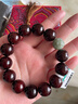 妍韻珠寶印度小葉紫檀手串文玩佛珠檀香和田玉貔貅轉運珠男女士手鏈15mm 曬單實(shí)拍圖
