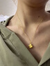 中國(guó)黃金（CHINA GOLD）黃金四葉草吊墜女士足金項(xiàng)鏈?zhǔn)罪椛掌呦η槿斯?jié)禮物送女朋友老婆 四葉草吊墜【中金禮盒】 約1.3g 重版-贈(zèng)S925鏈 曬單實(shí)拍圖