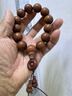 印尼滿(mǎn)星小葉紫檀手串老料滿(mǎn)金星媲美印度紫檀手鏈念珠男女款文玩 運轉款 珠徑1.8cm*13顆 曬單實(shí)拍圖