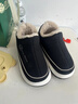 大嘴猴老人防水棉拖鞋男款冬季防滑2025新款家居保暖包跟高幫老年棉鞋 黑色【大嘴猴正版授權】 42-43 【標準碼】 曬單實(shí)拍圖