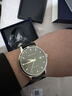 海鷗（SEAGULL）手表男士自動(dòng)機械表 日歷皮帶男士手表 生日禮物6613黑盤(pán)條釘 曬單實(shí)拍圖