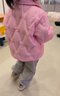 MiniPeace太平鳥(niǎo)童裝冬新女童羽絨服FBACF4131 優(yōu)雅粉 120cm 曬單實(shí)拍圖